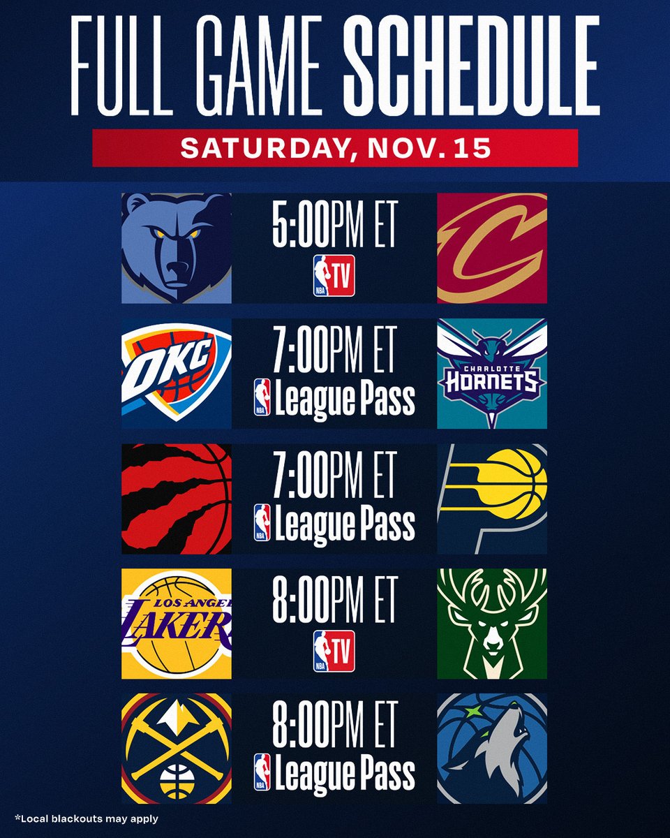 NBA's tweet image. Superstar duels highlight Saturday&apos;s slate 🤩

⭐️ Ja vs. Spida
⭐️ Shai vs. LaMelo
⭐️ Luka vs. Giannis
⭐️ Joker vs. Ant

📺 NBA TV, NBA League Pass
➡️ smart.link/h6st1n3k2q9sp