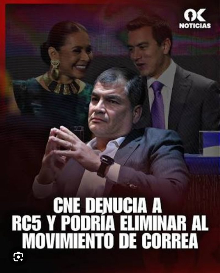 Gato7Libertario's tweet image. La RC5 será eliminada por recibir dinero del Cartel de los Soles...la información ya se la entregó el Dep de Estado de los Estados Unidos a Noboa y al CNE. En caso de que se dé una Asamblea Constituyente, la RC no podrá participar...
Jaque Mate