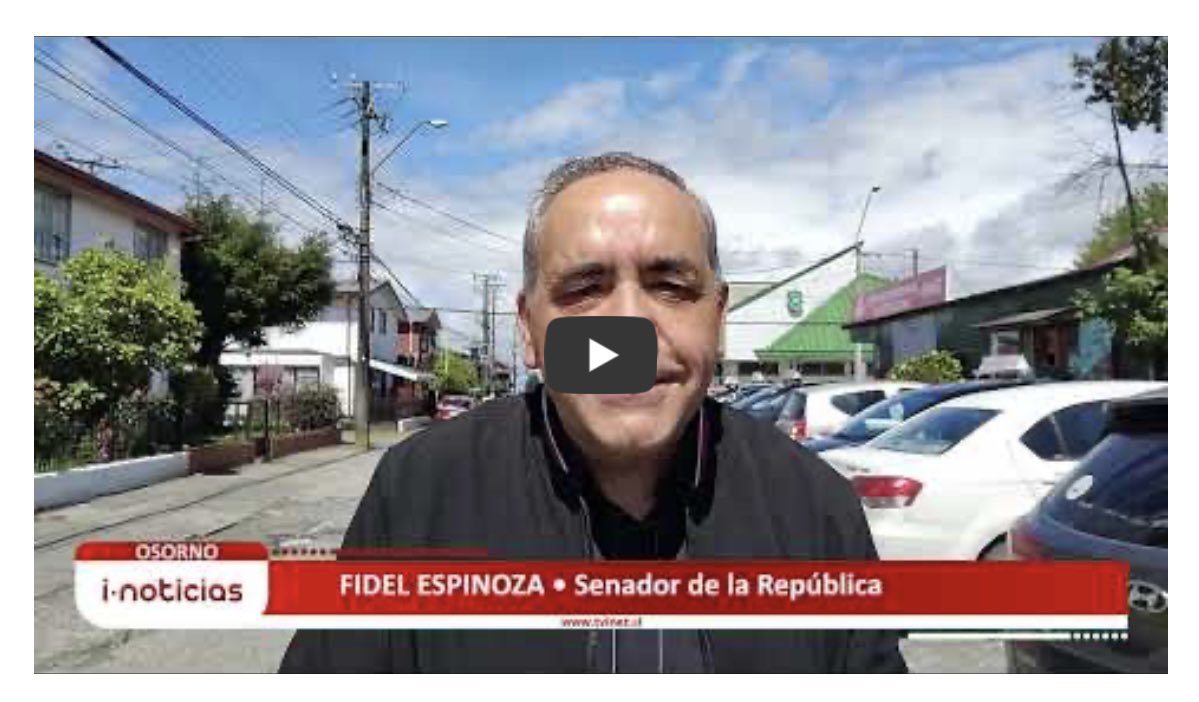 Senador Fidel Espinoza hizo un llamado a la calma al presidente de la Cámara de Comercio de Puerto Montt. tvinet.cl/senador-hizo-u…