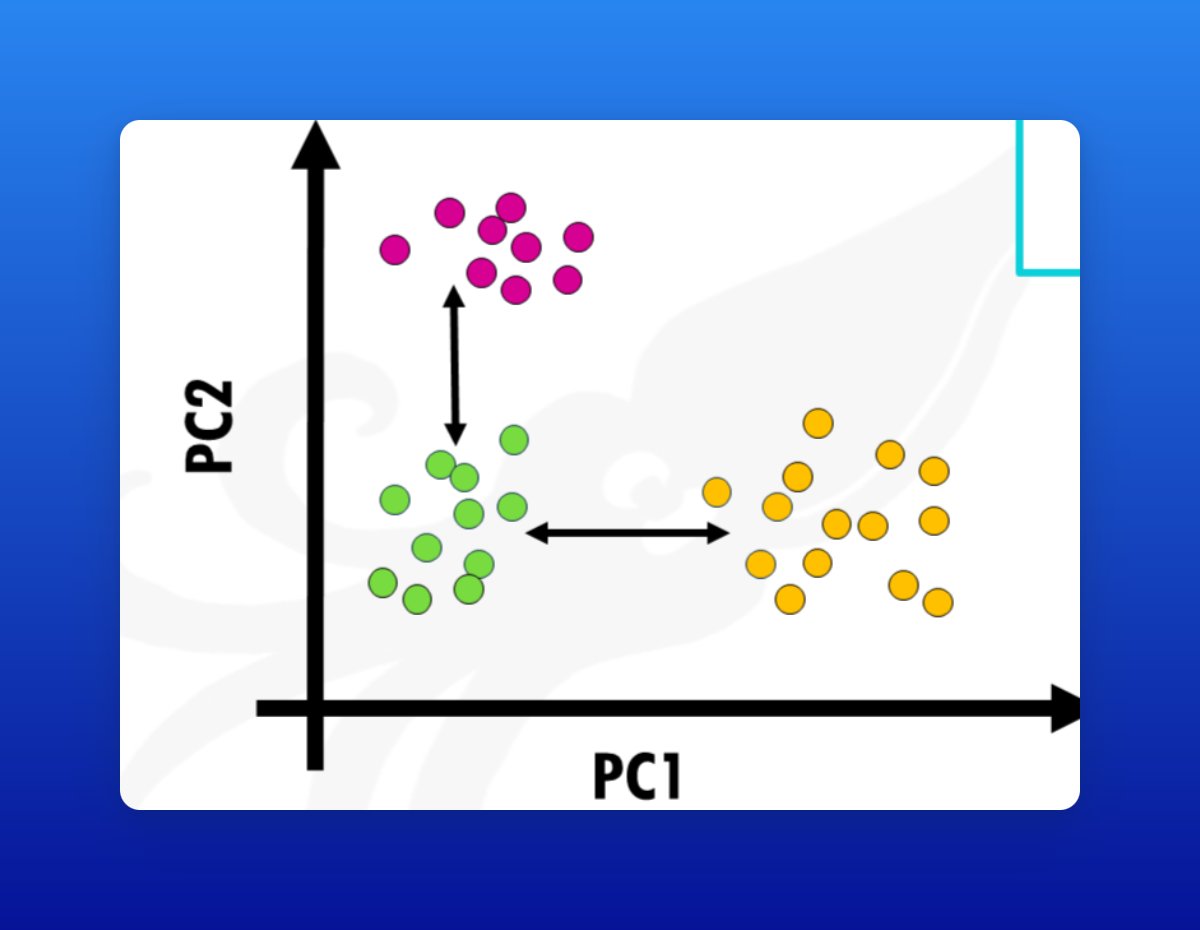 tangming2005's tweet image. 1/ Exploratory Data Analysis (EDA) is the first step in any data analysis journey. When working with RNA-seq data, one of the most commonly used techniques is Principal Component Analysis (PCA). But what exactly is PCA, and why does it matter? Let’s break it down. 🧵👇