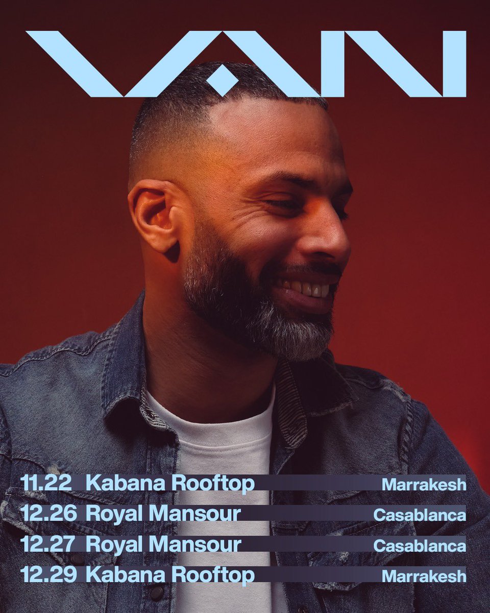dj_van's tweet photo. November &amp; December 
Live Shows  ‼️
See You on the Dancefloor 
Lets Vibe one last  time before 
#2026 💫

#TheSagaContinues 
#Ahaaaaaa4Life 
#MoroccanTouch ©️ https://t.co/ZoexnsT7BJ