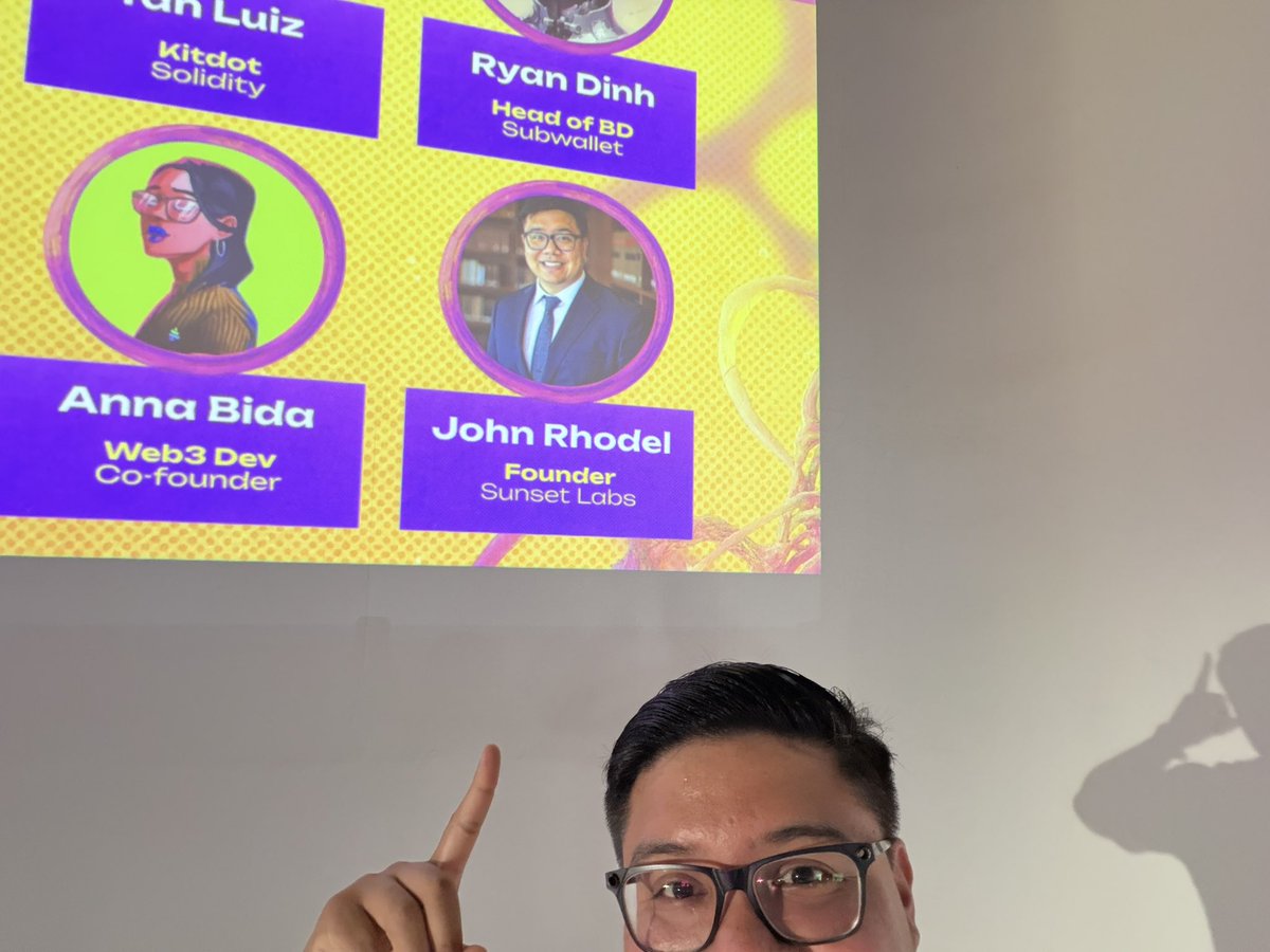 Day two <a href="/Polkadotsub0/">sub0</a> <a href="/Polkadot/">Polkadot</a> !

With friends from <a href="/SunsetLabsBD/">Sunset Labs</a> <a href="/PolkadotEspanol/">Polkadot en Español</a> <a href="/PolkadotAfrica/">Polkadot Africa</a> <a href="/validandina/">florentina57 | 🌎 ValidAndina 🏔️</a> <a href="/TheDotsTalks/">The Dots</a> <a href="/EnterTheMythos/">Enter the Mythos</a> <a href="/subwalletapp/">SubWallet</a> <a href="/agoralabs_/">AGORA Labs ⎮ Bringing new Polkadot-gen ⚡️</a> <a href="/PolkadotMexico_/">Polkadot México</a>