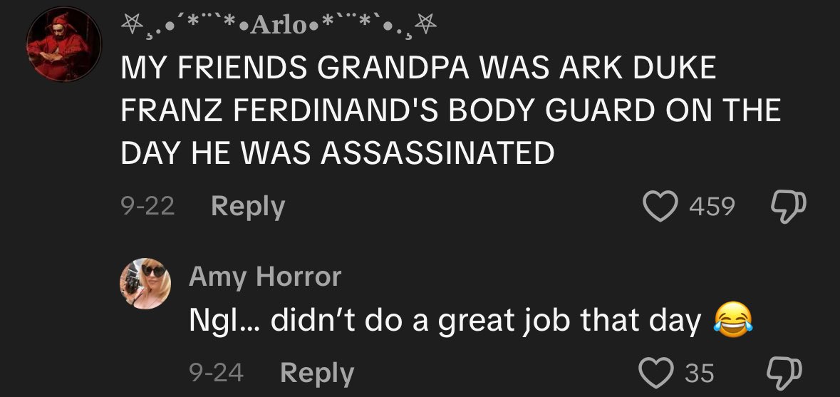 Bit like saying you work for security at the Louvre