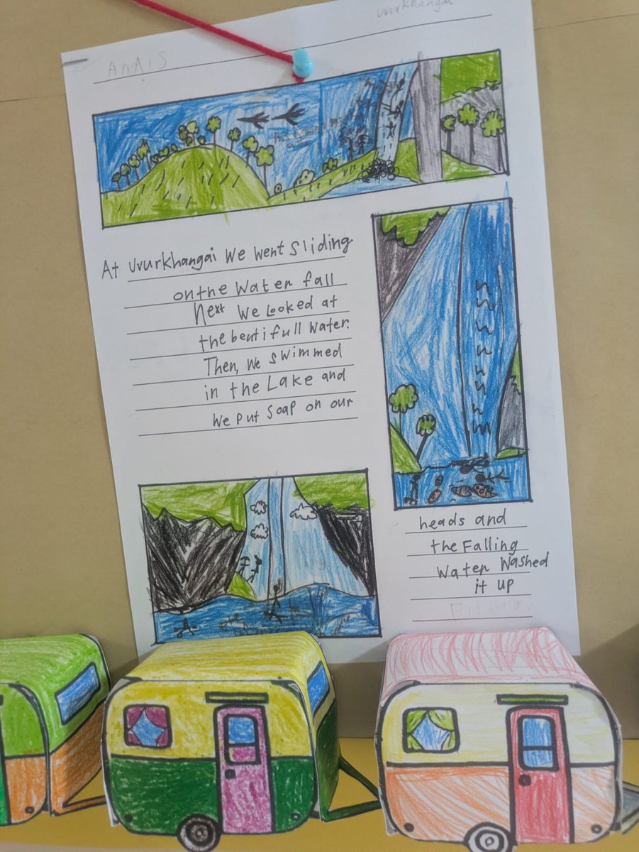 _bsuofficial's tweet image. @_bsuofficial Primary School pupils producing lots of work about traveling. 🌎 

#BSU #Mongolia #arewethereyet