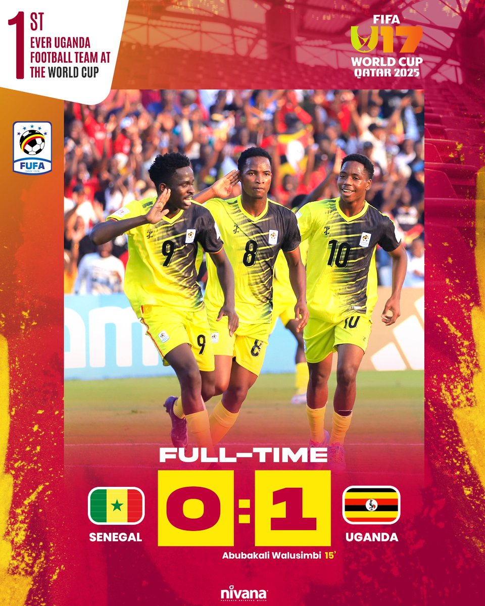A big W!

Full-Time. Senegal U-17 0️⃣-1️⃣ Uganda U-17

#SENUGA | #U17WC