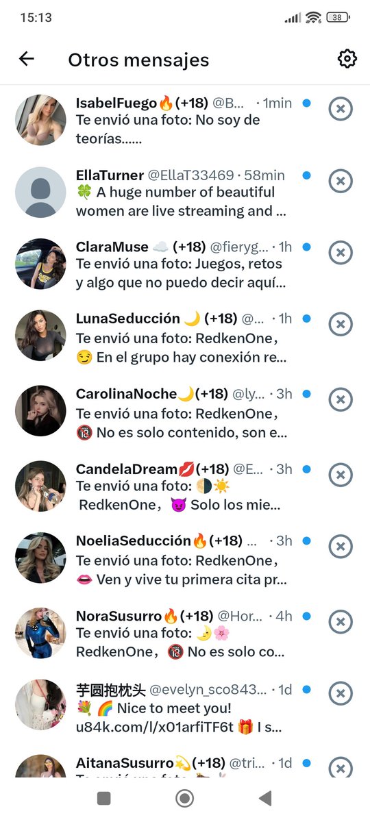 RedkenOne's tweet image. Basta ya de estos putos mensajes de bots