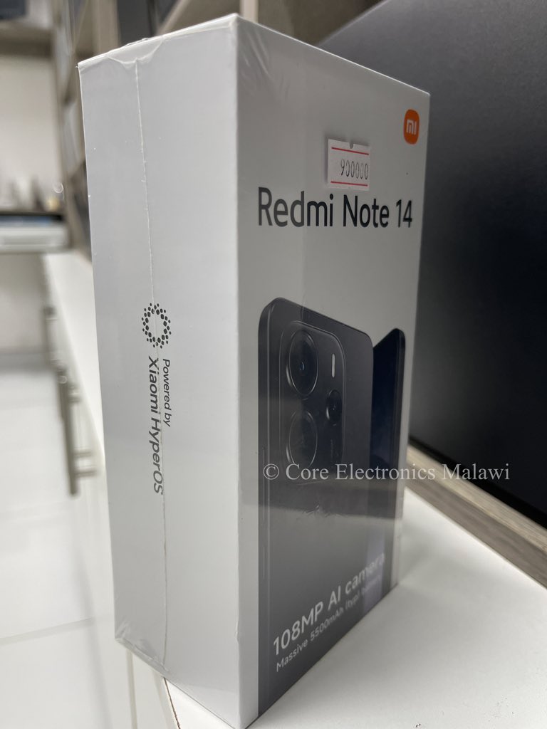 CoreMalawi's tweet image. Buy Brand New Xiaomi Redmi Note 14 | Helio G99-Ultra | 8GB RAM | 256GB Internal Storage | 108MP AI camera | 5500mAh battery | 6.67&quot; OLED 120Hz display | Type-C | Going at K899,000.00 | Contact: ￼0995 47 01 74
#coreelectronicsmalawi #xiaomi #redmi #RedmiNote14