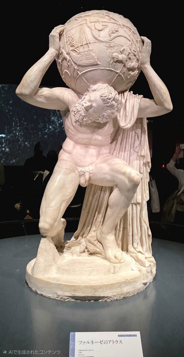 ファルネーゼのアトラス 高さ60cm Farnese Atlas ファルネーゼのアトラス 高さ60cm Farnese Atlas - メルカリ