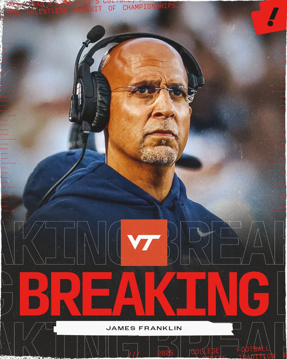 James Franklin and Virginia Tech are in the "early stages" of discussions about Franklin becoming the Hokies' next head coach, per <a href="/PeteThamel/">Pete Thamel</a>.