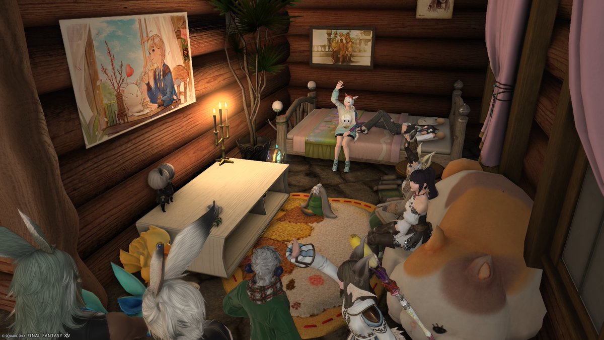 Ney_V_ff14's tweet image. FCサブマス達のハウジングはコチラ
来週のハウジング見学も楽しみだねぇ

＃FCひだまりにゃんこ