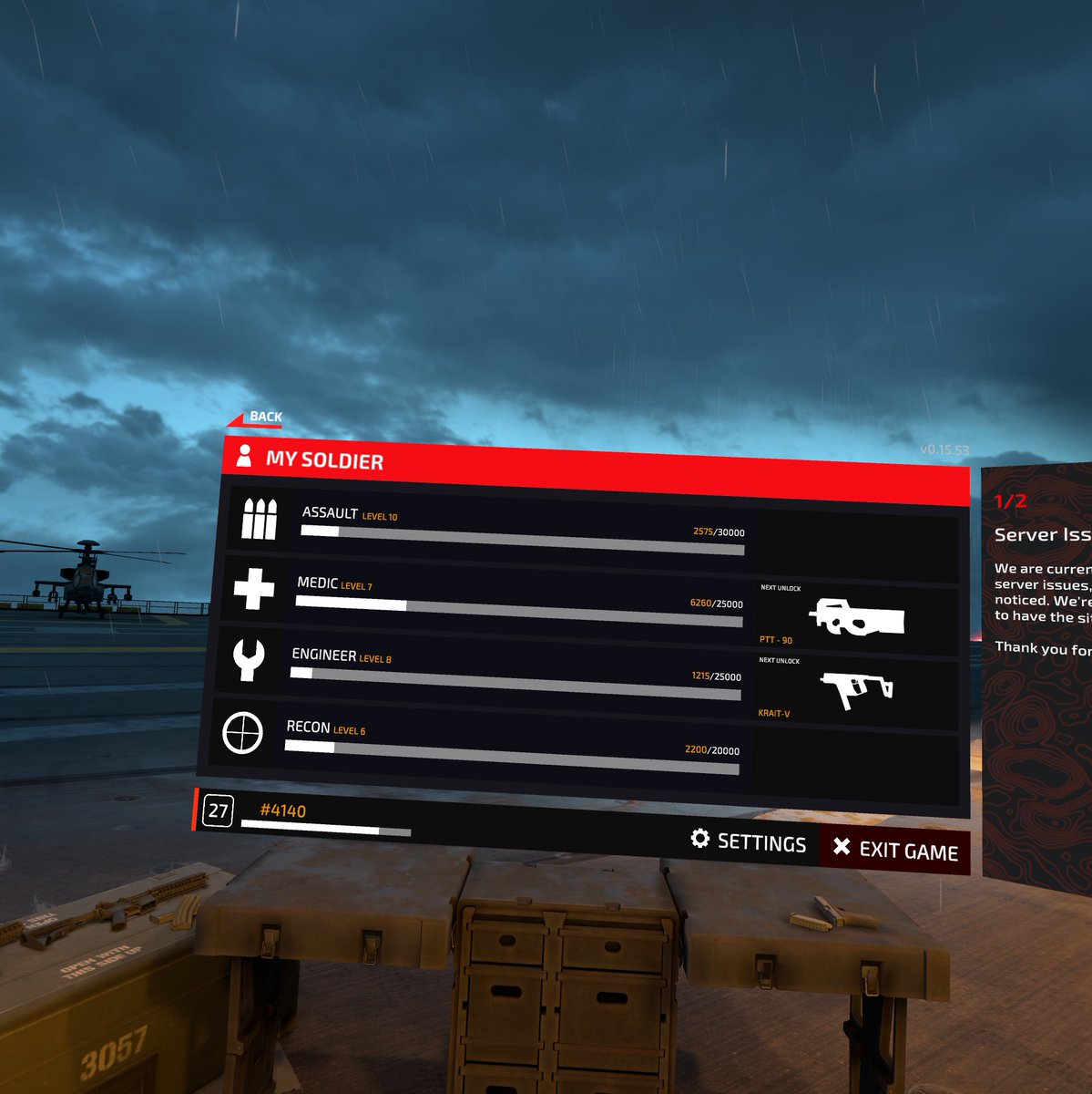 Yukiyuki_Karasu's tweet image. だいぶ進めた リコンで握ってたDEがかなり火力あって戦えたので SG握ってるときの遠距離お守り代わりにアサルトとエンジでもちゃんとカスタムしたい
#Forefront #Forefrontvr