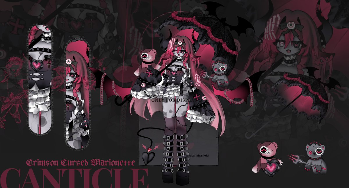 BNana33093's tweet image. ✞  ︶꒦꒷𝖂𝖊𝖑𝖈𝖔𝖒𝖊, 𝖒𝖞 𝖋𝖚𝖙𝖚𝖗𝖊 𝖒𝖎𝖓𝖎𝖔𝖓𝖘~☾ 𝕿𝖆𝖐𝖊 𝖆 𝖌𝖔𝖔𝖉 𝖑𝖔𝖔𝖐 𝖇𝖊𝖋𝖔𝖗𝖊 𝖞𝖔𝖚’𝖗𝖊 𝖈𝖚𝖗𝖘𝖊𝖉 𝖙𝖔 𝖙𝖍𝖊 𝖛𝖊𝖗𝖞 𝖘𝖔𝖚𝖑 ☽ 

#adoptableTH #adoptable #Auction #Vtuber #characterdesign #adopt