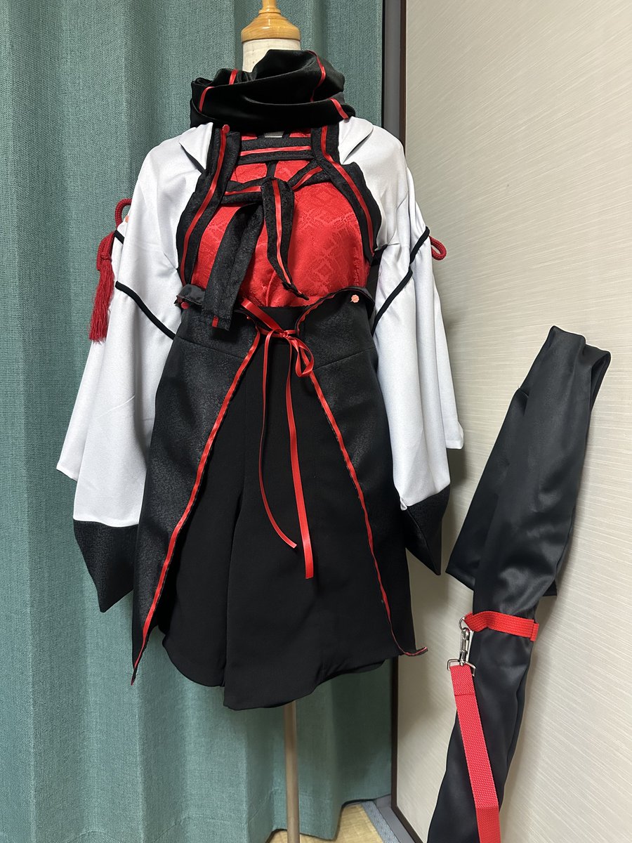 明日の衣装できた！🤣 FGO河上彦斎 第一再臨 細かい所は着ながら調整