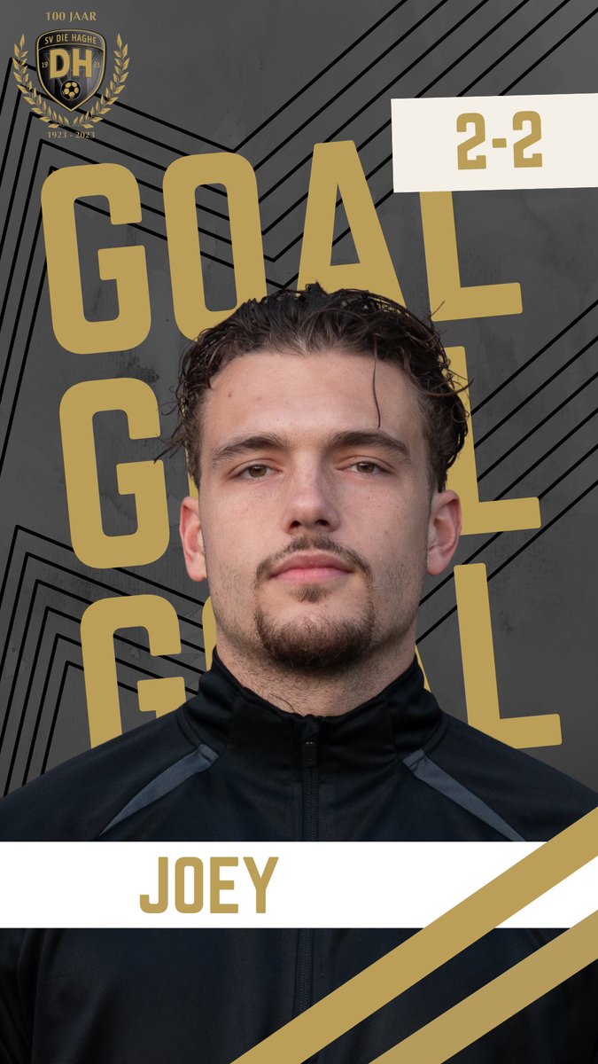2️⃣ - 2️⃣ • DOELPUNT DIE HAGHE
⏰ • 65’
⚽️ • JOEY