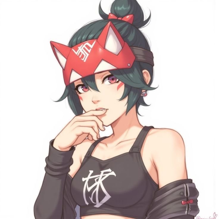 You wanna know where this fox would kiss you? 

❤️&amp;🔄 and a pic of your character:3