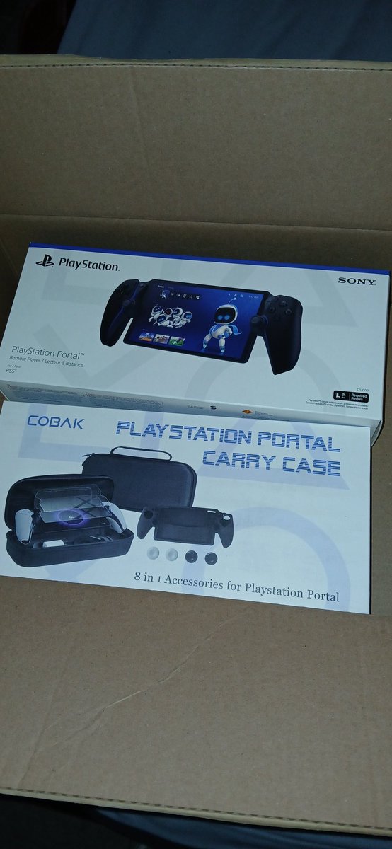 My Birthday/Christmas came in early for me. I have the <a href="/PlayStation/">PlayStation</a> Portal along with the Carrying Case. Thank you for the delivery, <a href="/amazon/">Amazon</a>!!!