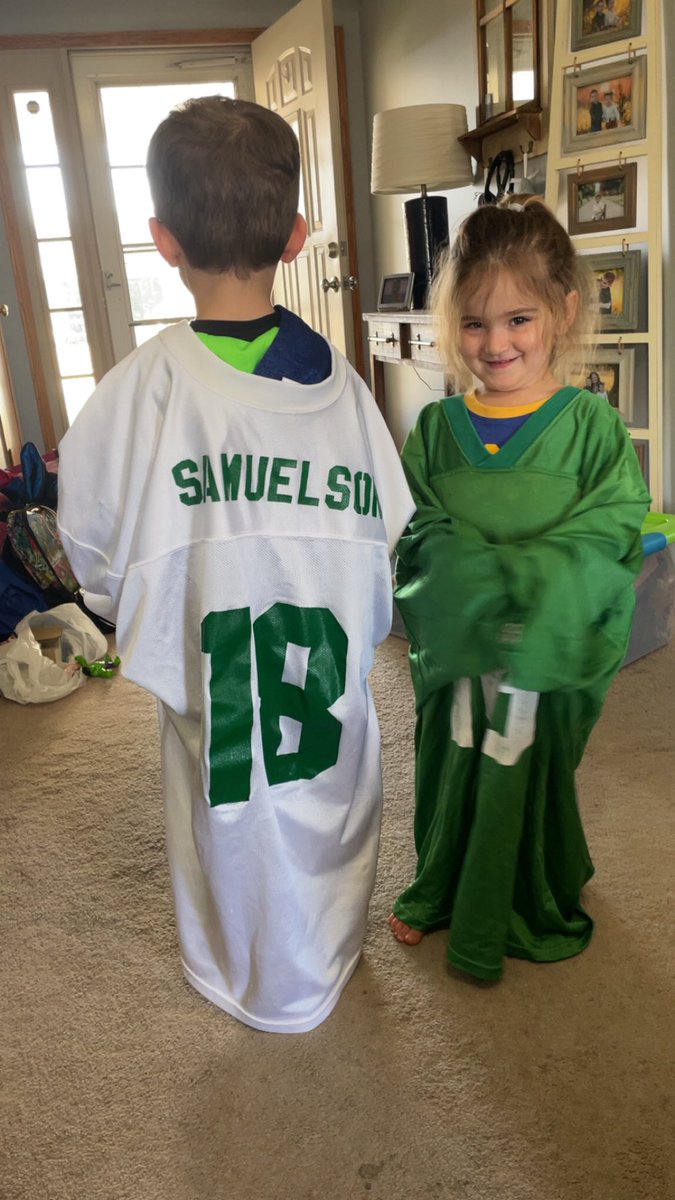 A short detour checking in and packing up football gear this morning.