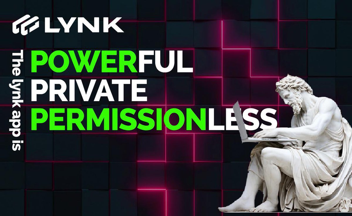 Your data, your money, your rules.
<a href="/thelynkapp/">LYNK App</a> is the new hub for creators, traders, and builders who want real ownership in Web3.

The future of Web3 belongs to the users.
Powerful. Private. Permissionless.
That’s the standard we’re building at <a href="/thelynkapp/">LYNK App</a> 🔥

Powered by: