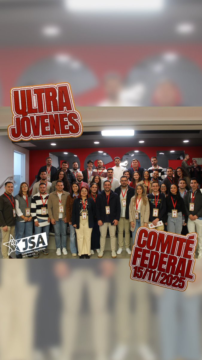 JSAndalucia's tweet image. Comité Federal 📍Madrid.

La federación andaluza ha estado presente en el comité federal, el mayor órgano juvenil para mejorar realidades, vivienda, hacer frente a la precariedad, sanidad y educación pública, …