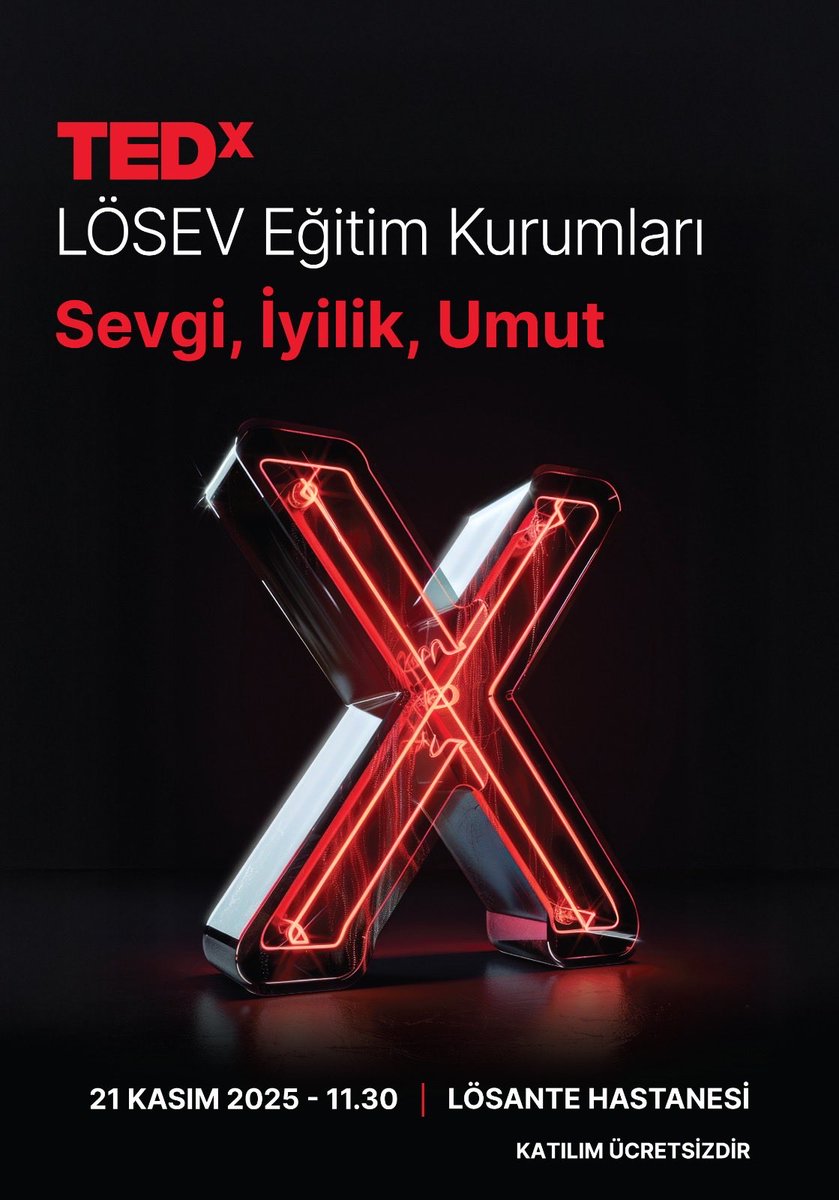 LÖSEV’den dev bir organizasyon.
Alanlarında çok önemli, sevilen konukların yer aldığı toplantıları lütfen kaçırmayın . 
* Eşsiz organizasyon 
LÖSEV KENT konferans salonunda olup , katılım ÜCRETSİZDİR ‼️🧿🌹