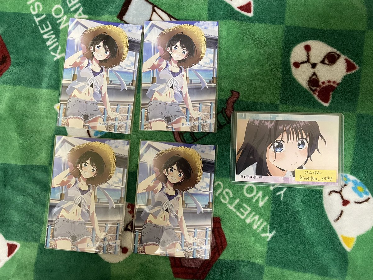 最安値⭐︎ 夜画帳 2 とらのあな特典 ポストカード イラストカード のみ 彼女、お借りします＊イラストカード＊ポストカード＊特典カード＊交換
