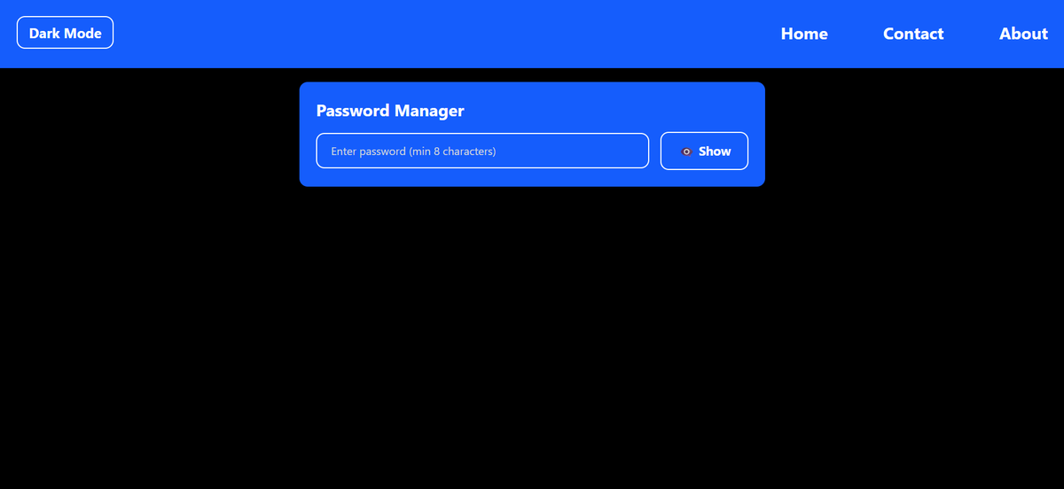 TEJAS5A65's tweet image. This tiny React app taught me more in 2 days than most tutorials.
Built a Theme Toggle + Password Toggle project for my Day 2 React revision and it boosted my understanding of hooks, state, and UI logic.
Small projects, big clarity. #React #buildinpublic #JavascriptDevelopers