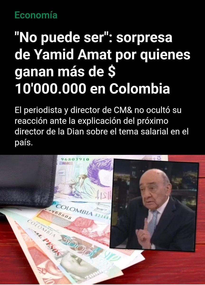 EsperancitaUrib's tweet image. ELEMENTAL MI QUERIDO MAC MASTER:

 ¿Cuántos trabajadores, en Colombia, ganan 10 o más SMLMV (Salario Mínimo Legal Mensual Vigente)?

Muy pocos porque de lo contrario los empresarios tendrían que pagar los correspondientes aportes patronales a la salud: solo el 1% de los…