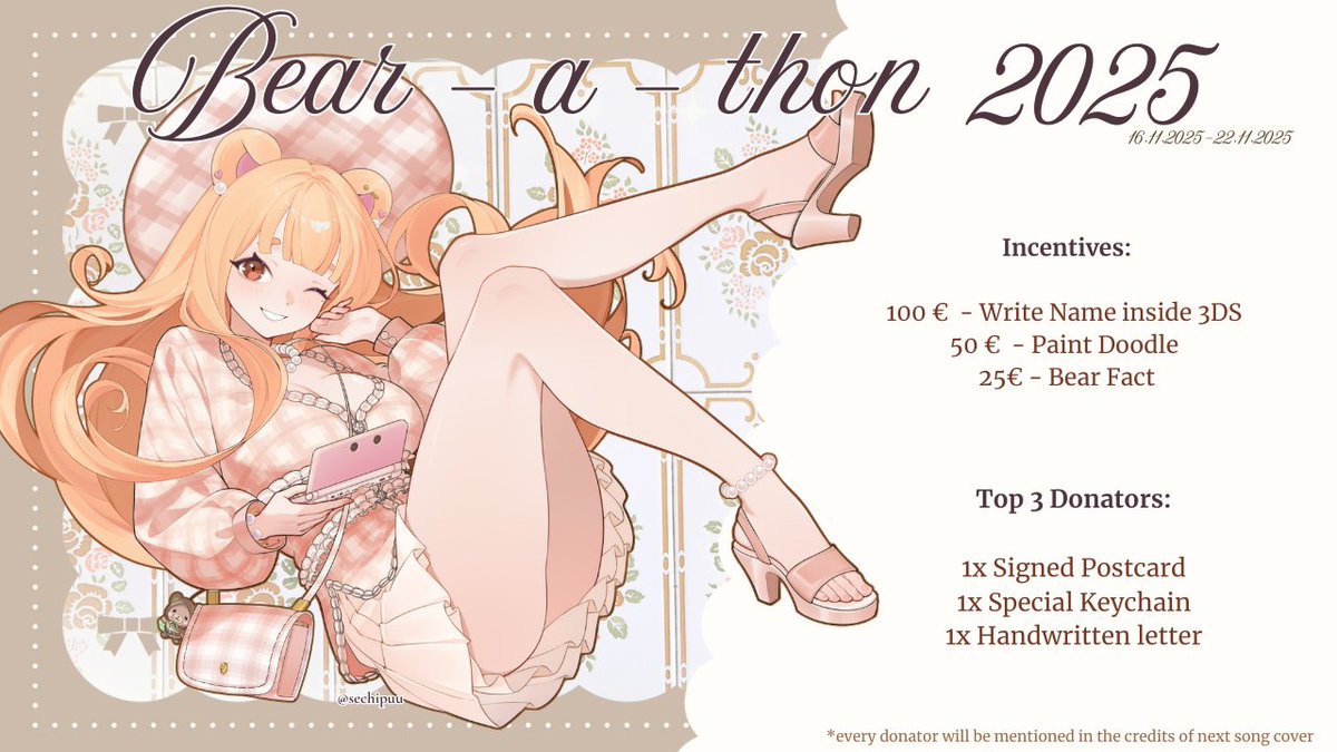 freyaguma's tweet image. 【🌷🩷𝓑𝓮𝓪𝓻 𝓦𝓮𝓮𝓴 𝓘𝓷𝓯𝓸🩷🌷】