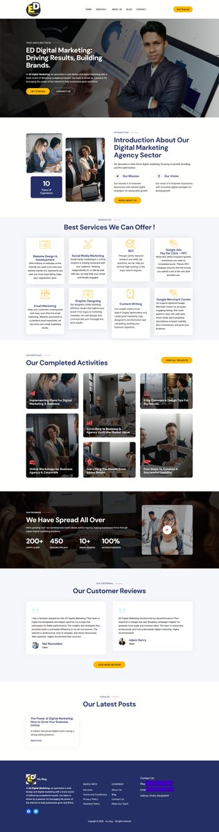 mdeidrish809's tweet image. Just finished a modern, responsive WordPress site built with Elementor.
Clean UI, fast performance, and fully mobile-optimized.
Elementor always delivers! ⚡💻
#WordPress #Elementor #WebDesign #webdeveloper