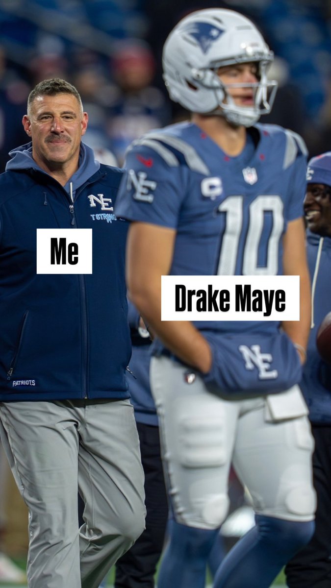 gameswithnames's tweet image. Drake Maye
