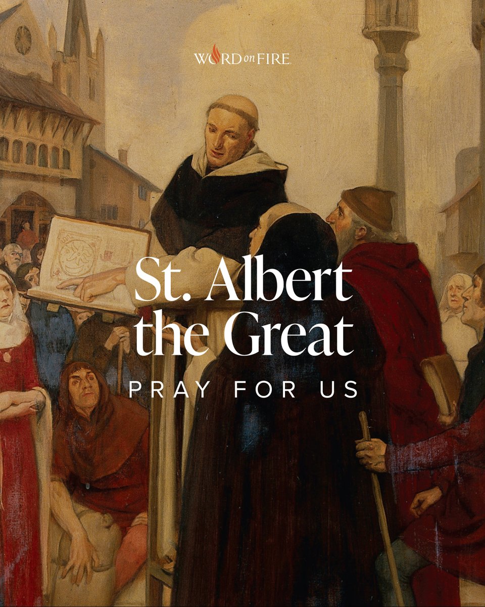 BishopBarron's tweet image. St. Albert the Great, pray for us!