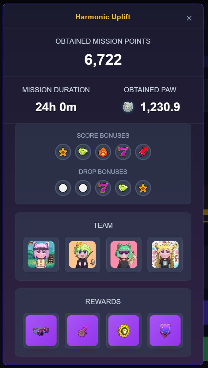 Jyudasmk2's tweet photo. A good sign to start the day..
Or is it another kind of sign of the day 😮
Receiving this results of @Kttyworld dispatch mission today! And did you know the mission is already live this week? Have you send your Tamers for the missions? 👀
#KTTYWorld
#Roninnetwork https://t.co/pJ1PANB3Cs