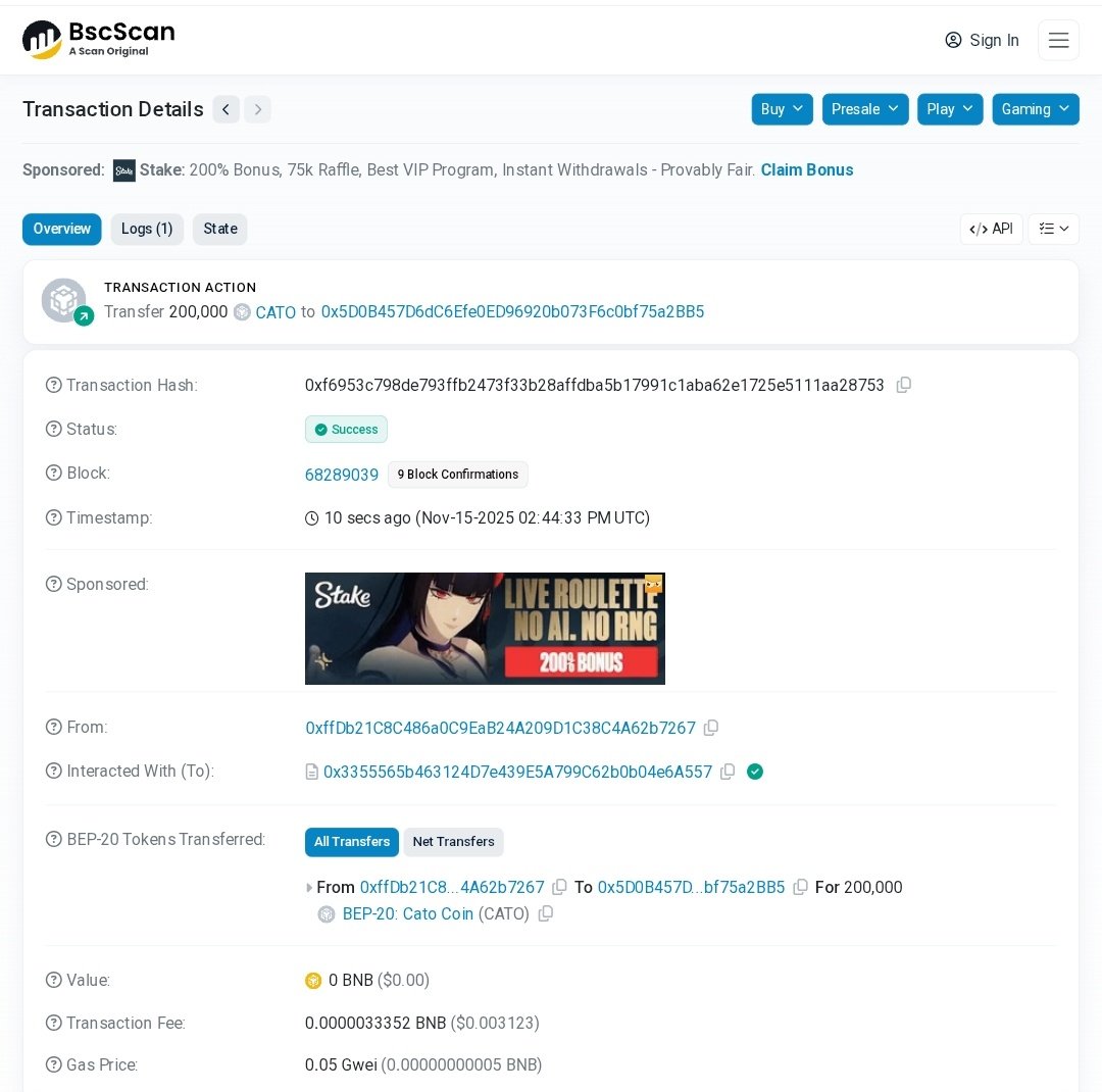 Cato Coin tweet media