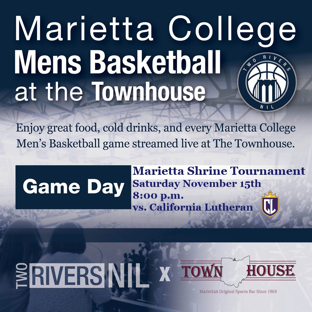 It’s Championship Saturday, #PioNation!

Be there in person or pull up to The Townhouse to catch the full game stream and cheer on <a href="/MC_Pioneerhoops/">Marietta College Basketball</a>