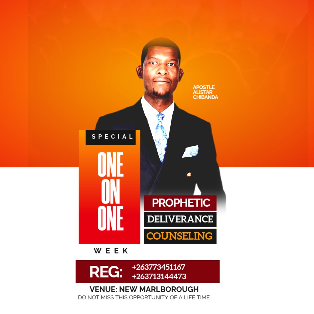 alistarchibanda's tweet image. One on One Week | See poster for more info. 
#prophetic #deliverance #counseling