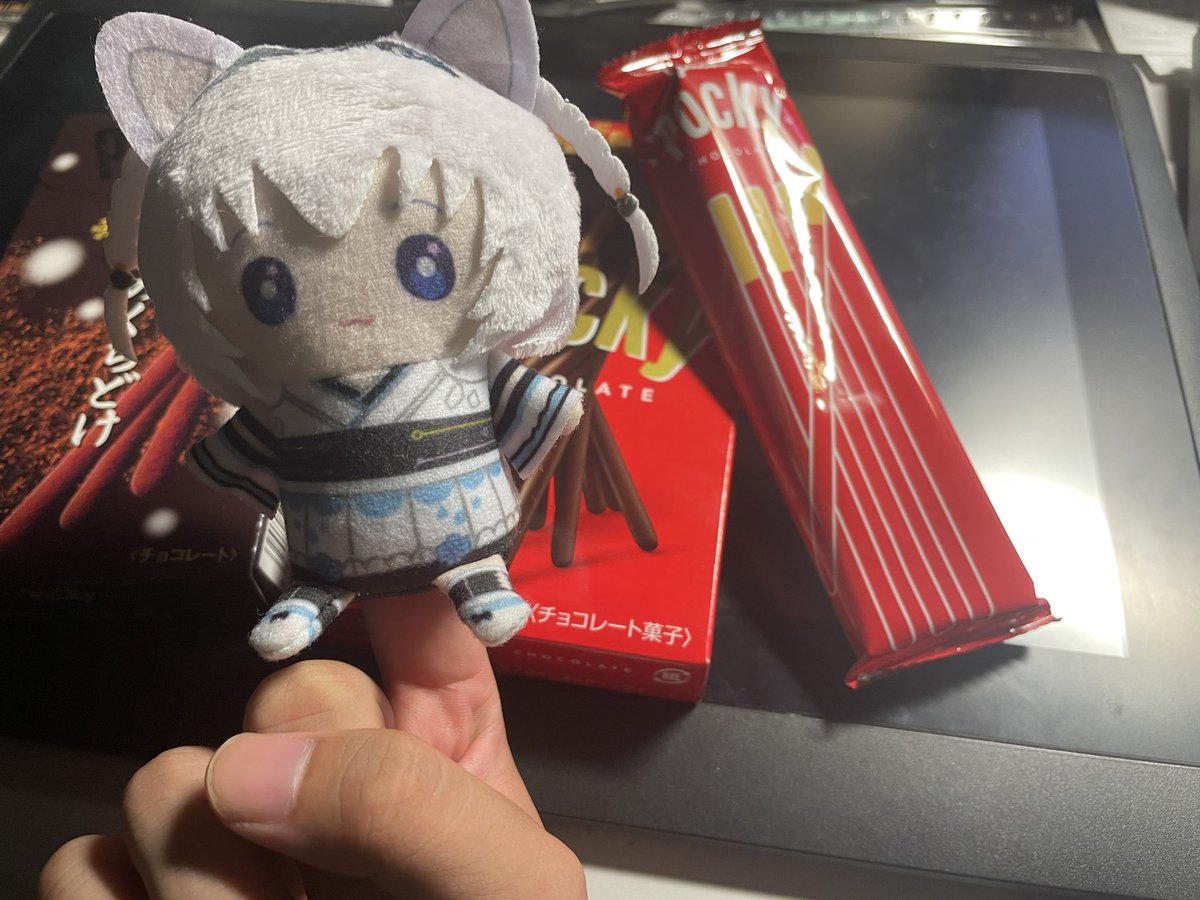 4日遅れのポッキー
＃琥珀ねね