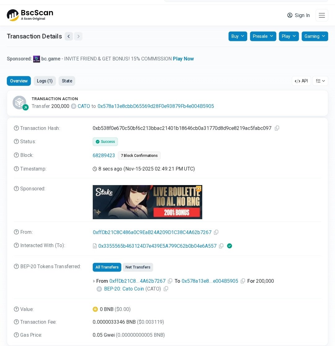 Cato Coin tweet media