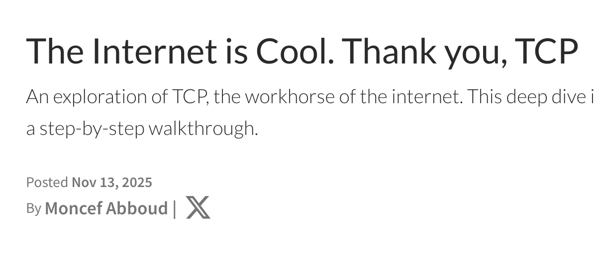 moncef_abboud's tweet photo. Wrote something about TCP https://t.co/QfVjXkgX3W