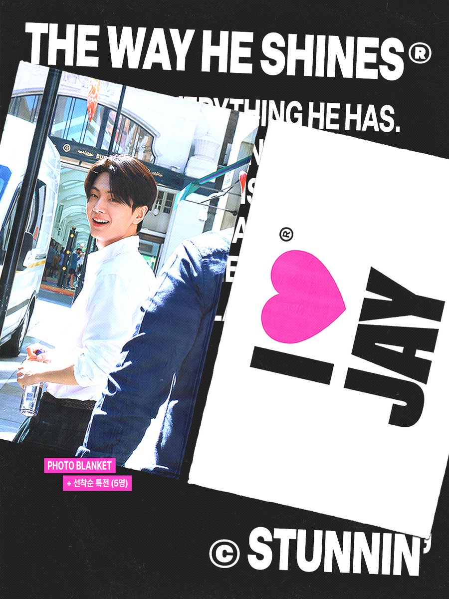 2026 #JAY SEASON’S GREETINGS 
: THE WAY HE SHINES 
BY. STUNNIN'  

🛒bit.ly/TWHS2026

RT 추첨을 통해 2분께 2026시즌그리팅(달력/다이어리 택1)을 드립니다.