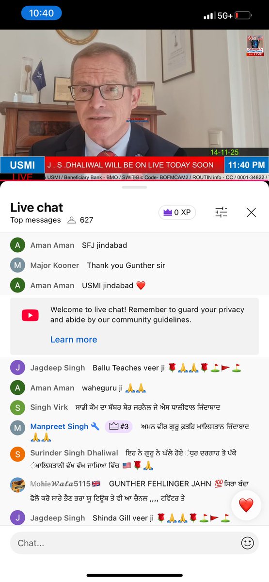 GunterFehlinger's tweet image. Thanks for covering my call for ExIndia and Khalistan referendum @JSDhaliwal_USMI 
Was it well received?