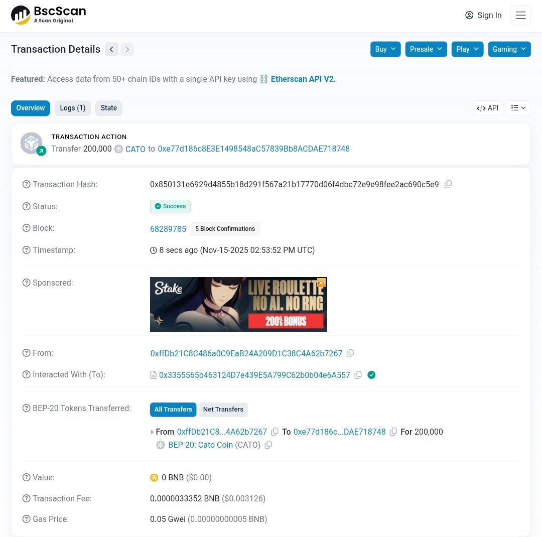 Cato Coin tweet media