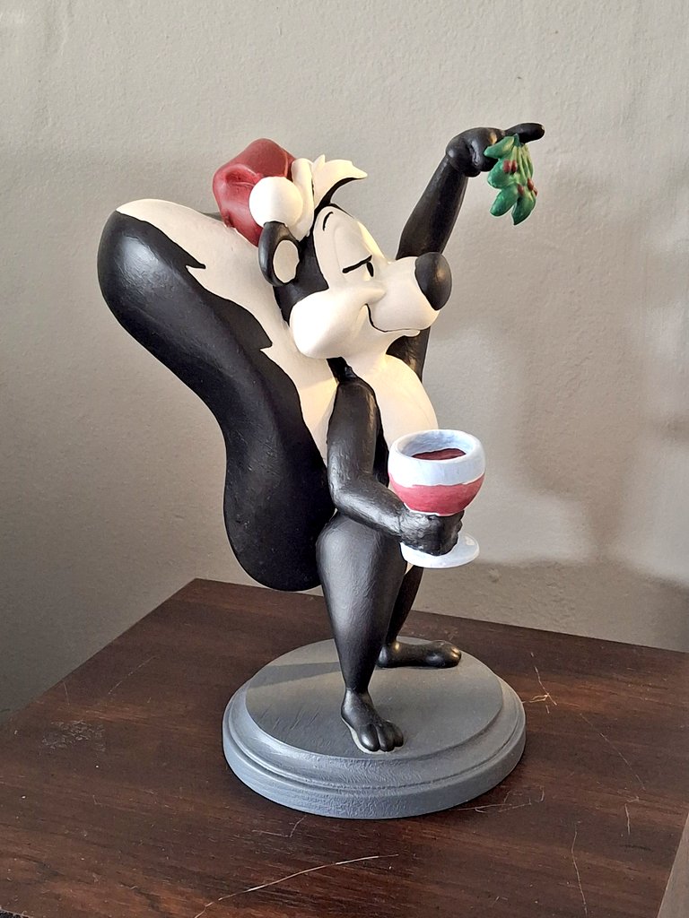 I have this massive holiday Pepe Le Pew I made back in 2020. One of one. 10 inches tall. Looking for $499