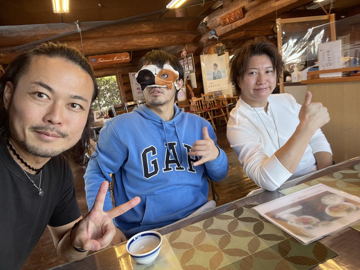 今日はしんやっちょとオレはレオ君こと山岡君と一日ドライブDAY