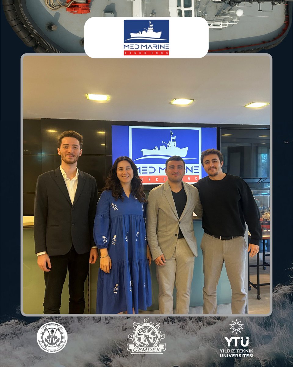 Gemi ve Denizcilik Kulübü olarak Med Marine’dan Sayın Dilara Talıç ve Sayın Enes Köse'yi ziyaret ettik. Misafirperverlikleri ve yoğun ilgileri için Med Marine’e teşekkür ederiz ⚓️⚓️