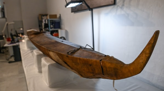 anarie_wit's tweet photo. Thank you!
Pope Leo XIV has returned an historic collection of CDN.Indigenous objects held by the Vatican Museums for a century to the Catholic Church in Canada to return them to Indigenous groups across the country.
The objects include a rare Western Arctic sealskin kayak ๐ https://t.co/EZ8xt8PME0