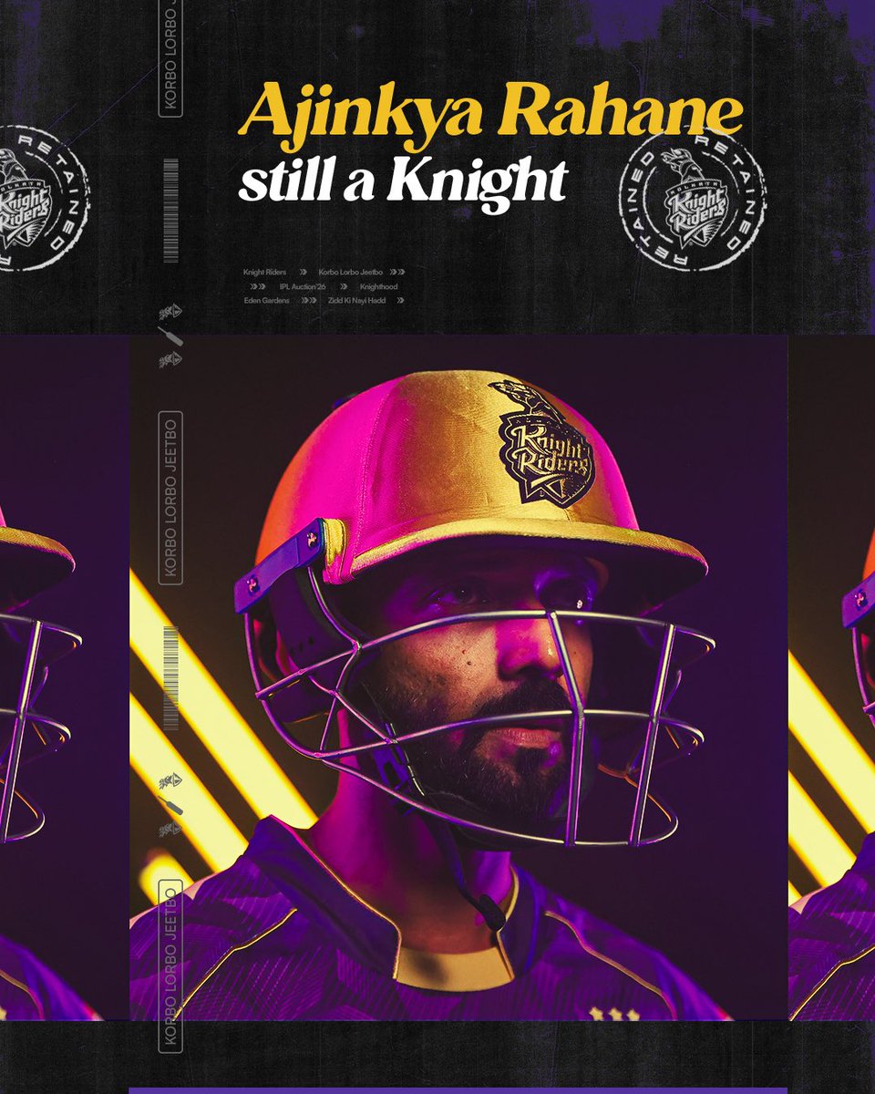 KKRiders's tweet image. Ajju da stays 💜