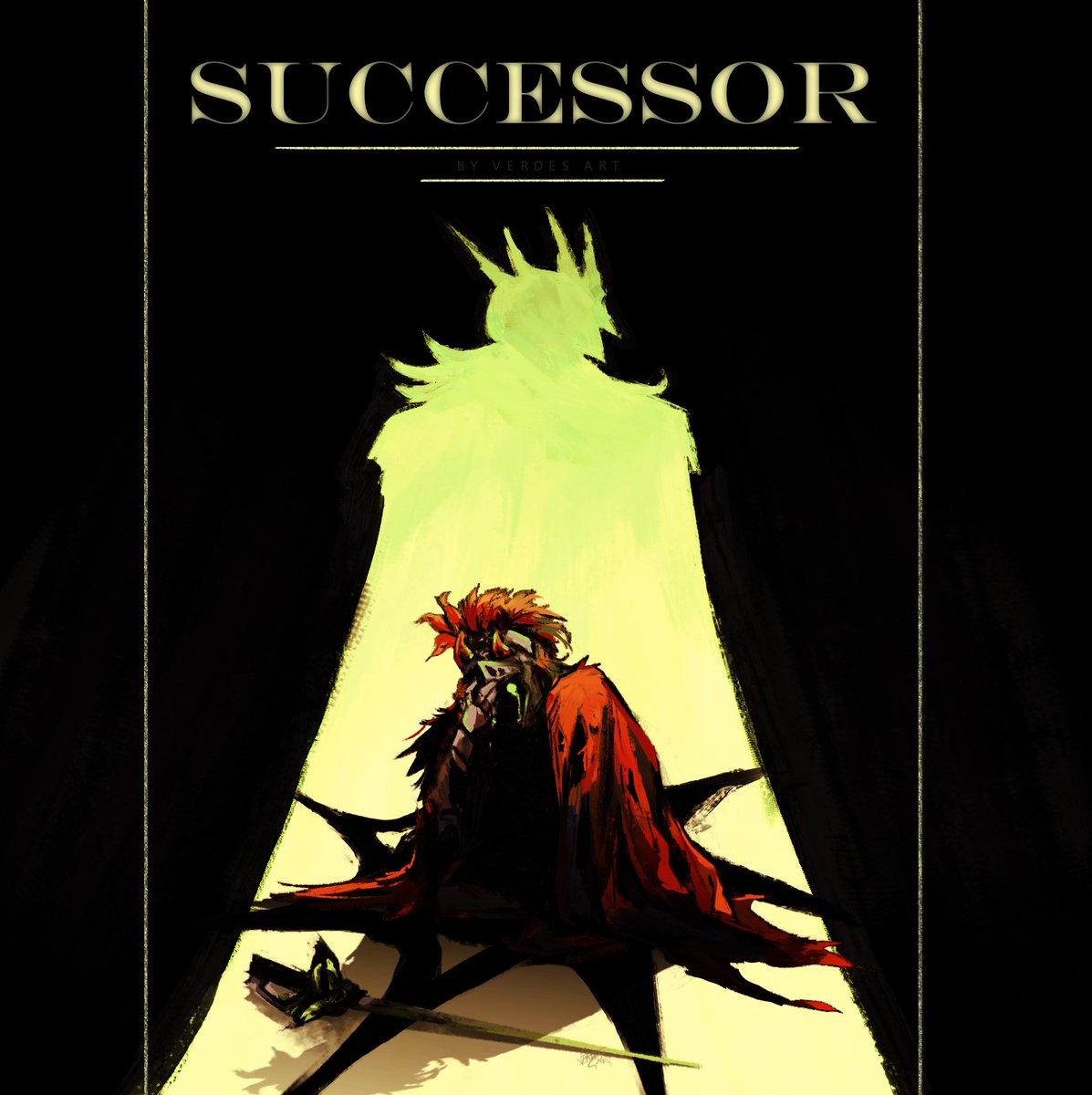 "In the kingdom of the broken heart, the black bird sings, and the sun it laughs. As war begins. Dawns."
 #phighting #phightingart #successorau