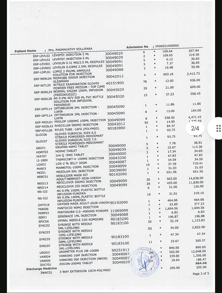 iamsandeeptech's tweet image. Requesting urgent support from Hon’ble Minister @naralokesh garu through CMRF.
Mrs. Padmavathi Kollipara is admitted to Ramesh Cardiac Hospital in a critical condition.
Her family is very poor and unable to afford the medical expenses.
Kindly help them during this difficult time.