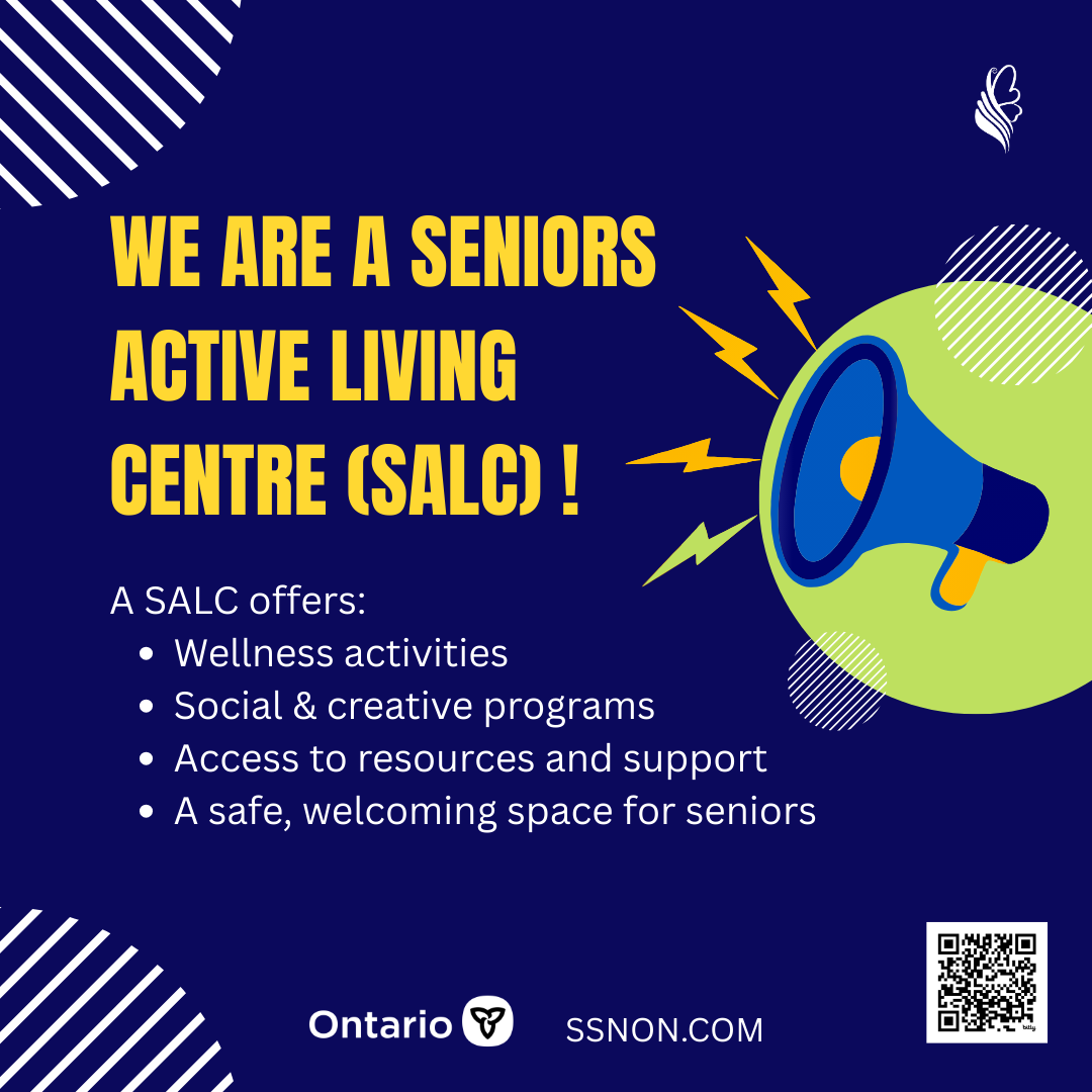 SSN_York's tweet image. ✨ Exciting news! SSN is now officially a Seniors Active Living Centre (SALC)! We&apos;re proud to offer fun programs, helpful resources, and a welcoming space where seniors can thrive. 💙

#SeniorsActiveLiving #SALC #SSNYork #ActiveLiving #HealthyAging #SeniorsMatter