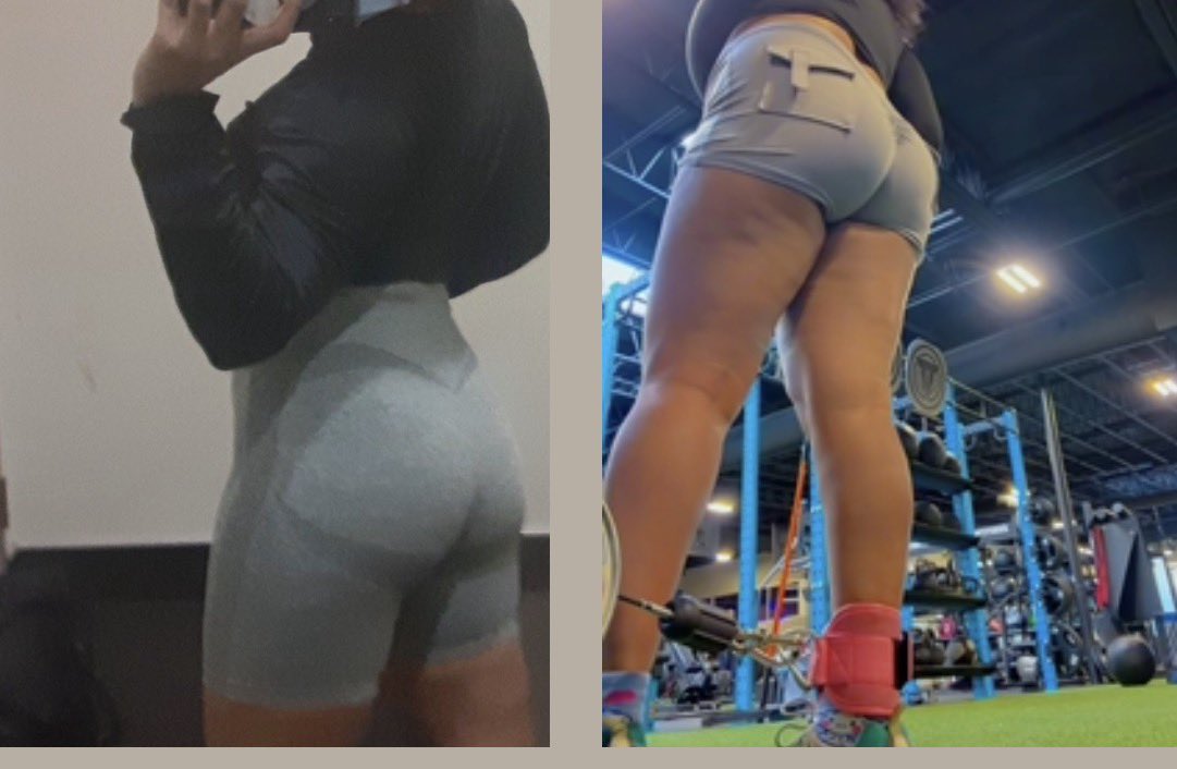 cosplaycurry's tweet image. I’m working on growing a DUMPY OKAY💖 look at that progress omg😭😭😭😭 my ass was flat asf🫓 2 years body recomp💪🏽 I workout at last 5x a week and post my sessions✨ instagram.com/curryupandlift 💪🏽